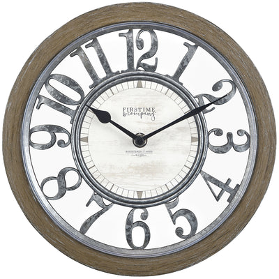 Antique Contour Wall Clock