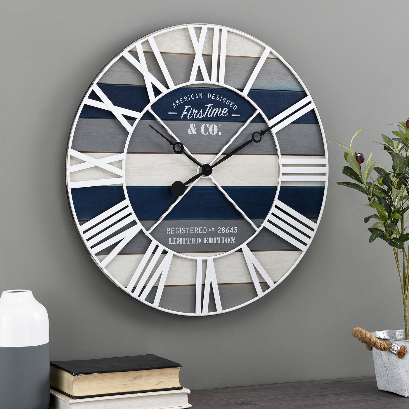 Maritime Planks Wall Clock