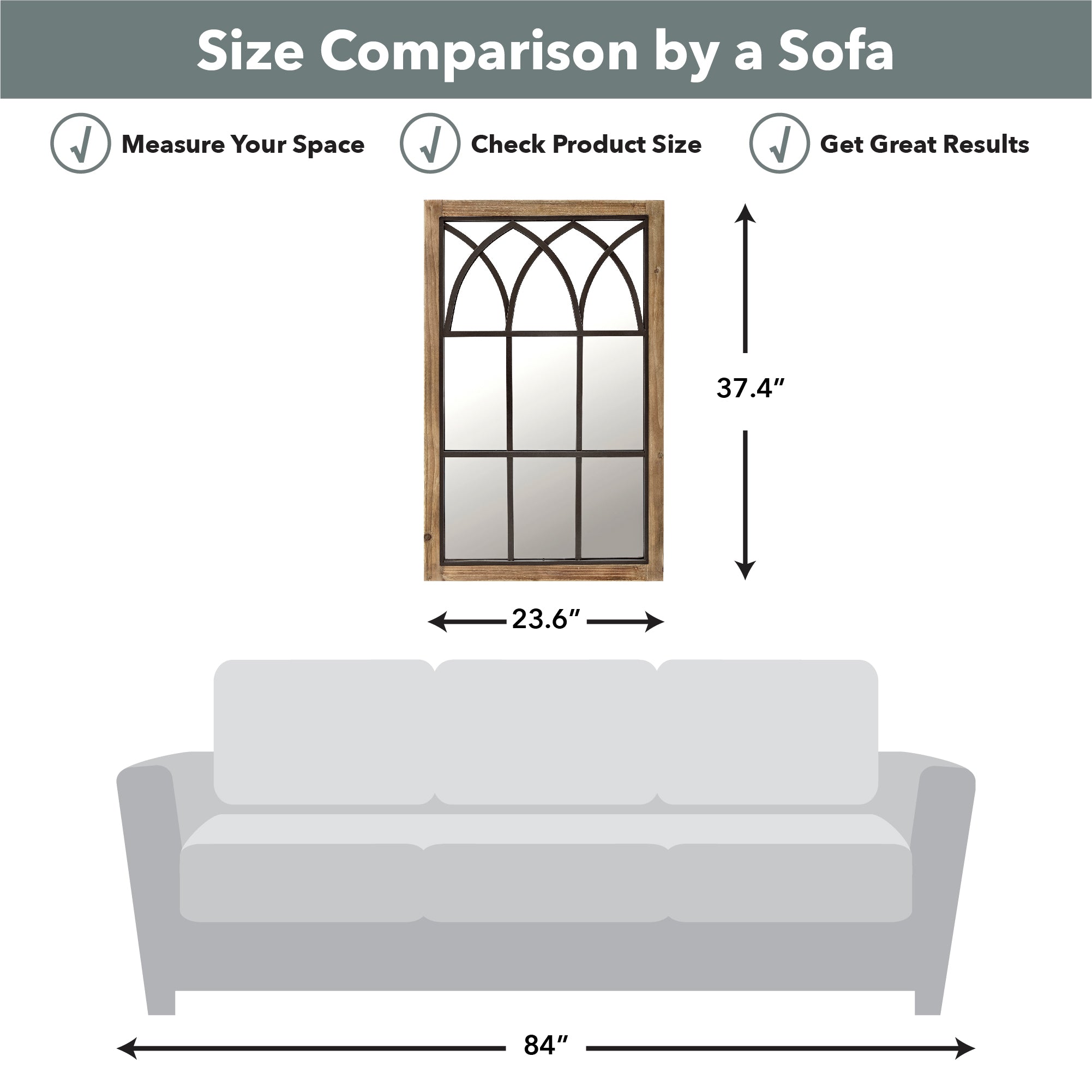 Grandview Arch Wall Mirror