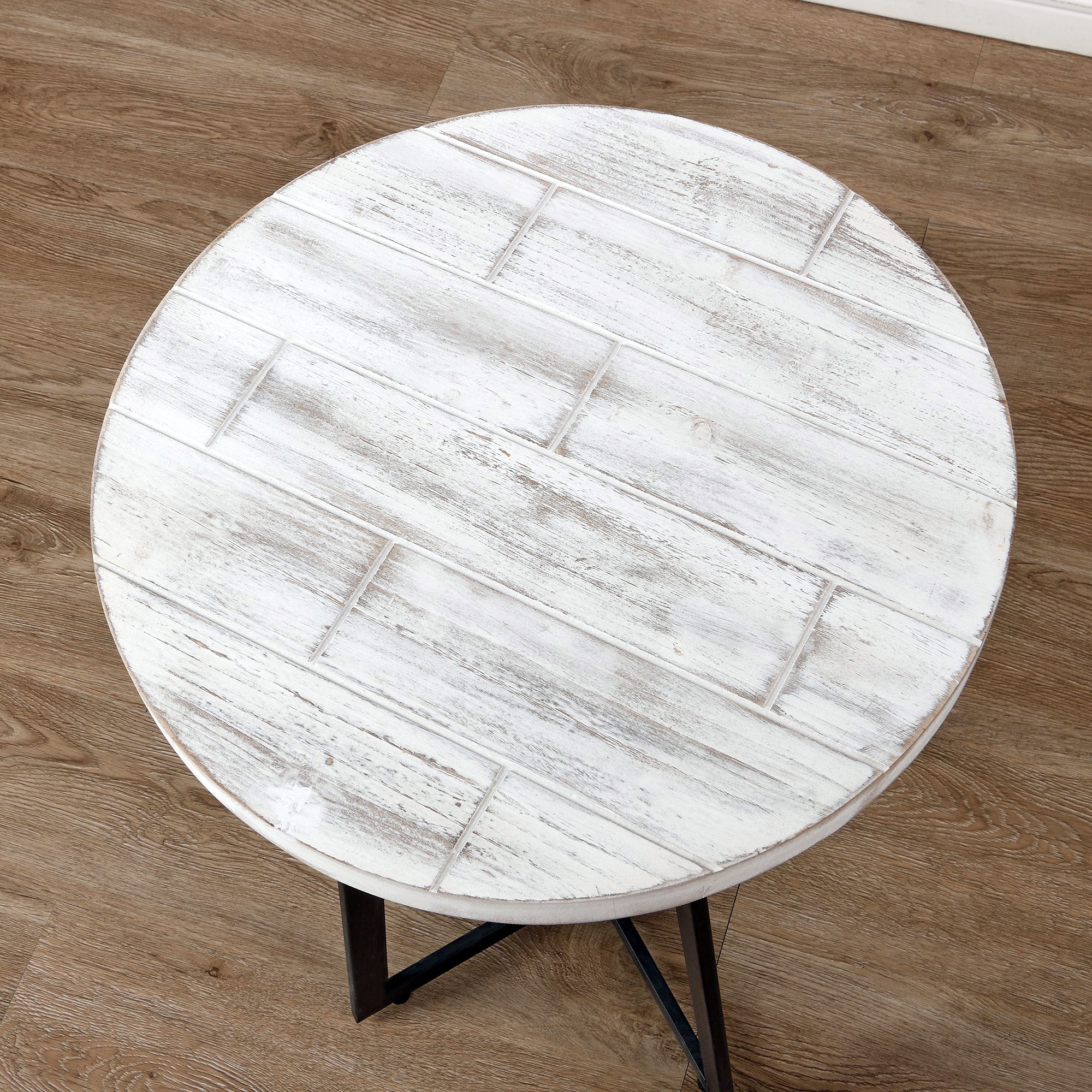 White shiplap deals coffee table