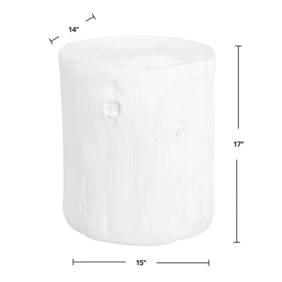 Arbor Log Outdoor End Table