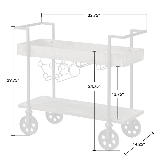 Factory Row Bar Cart