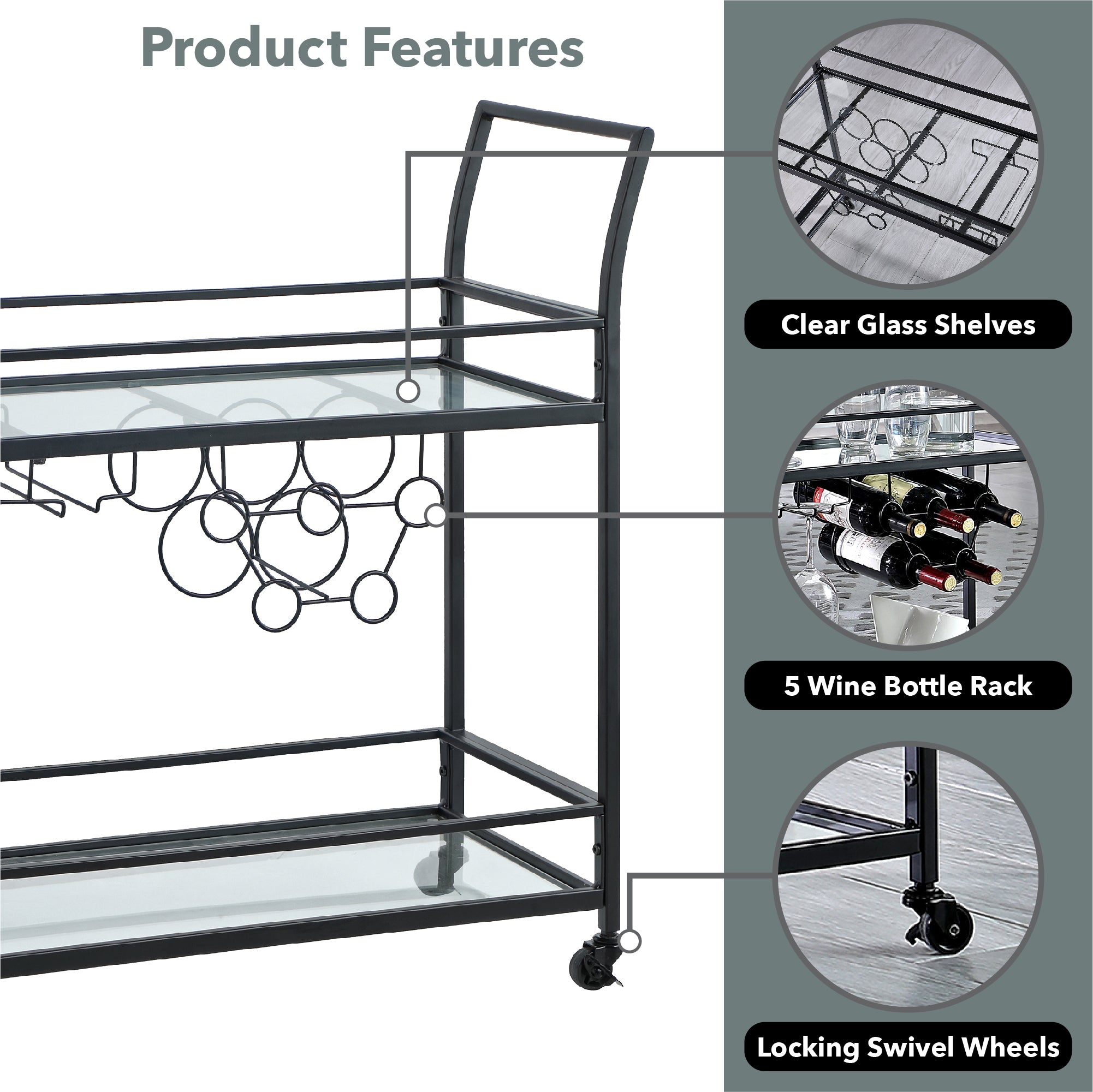 Francesca Bar Cart