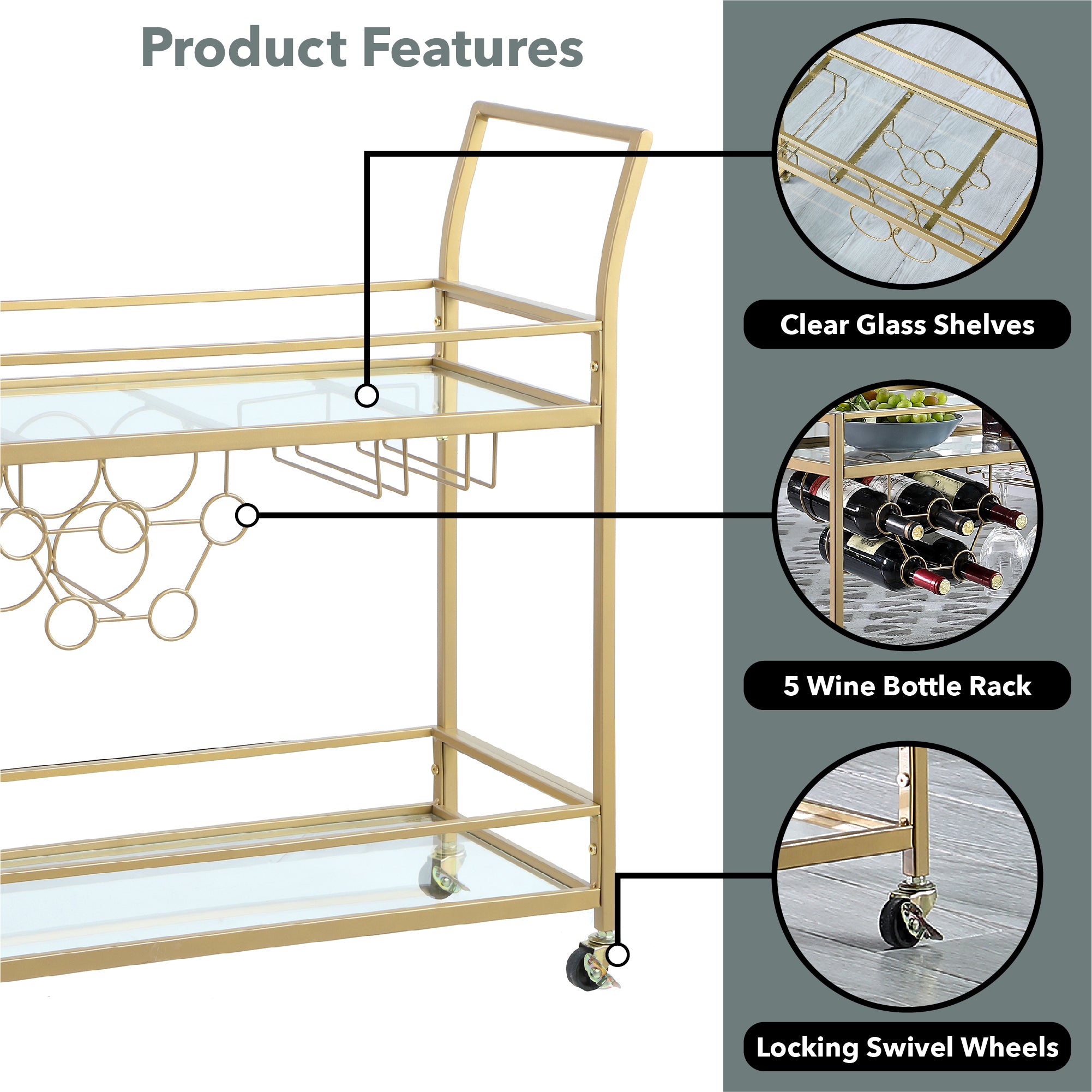 Francesca Bar Cart