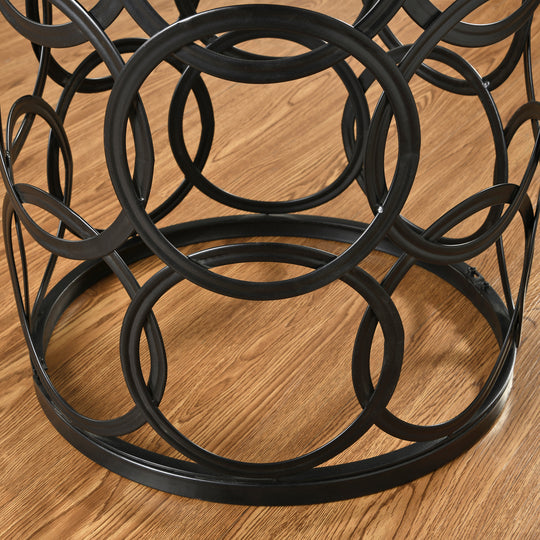 Interlocking Circles End Table