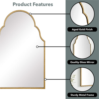 Gold Cecily Wall Mirror