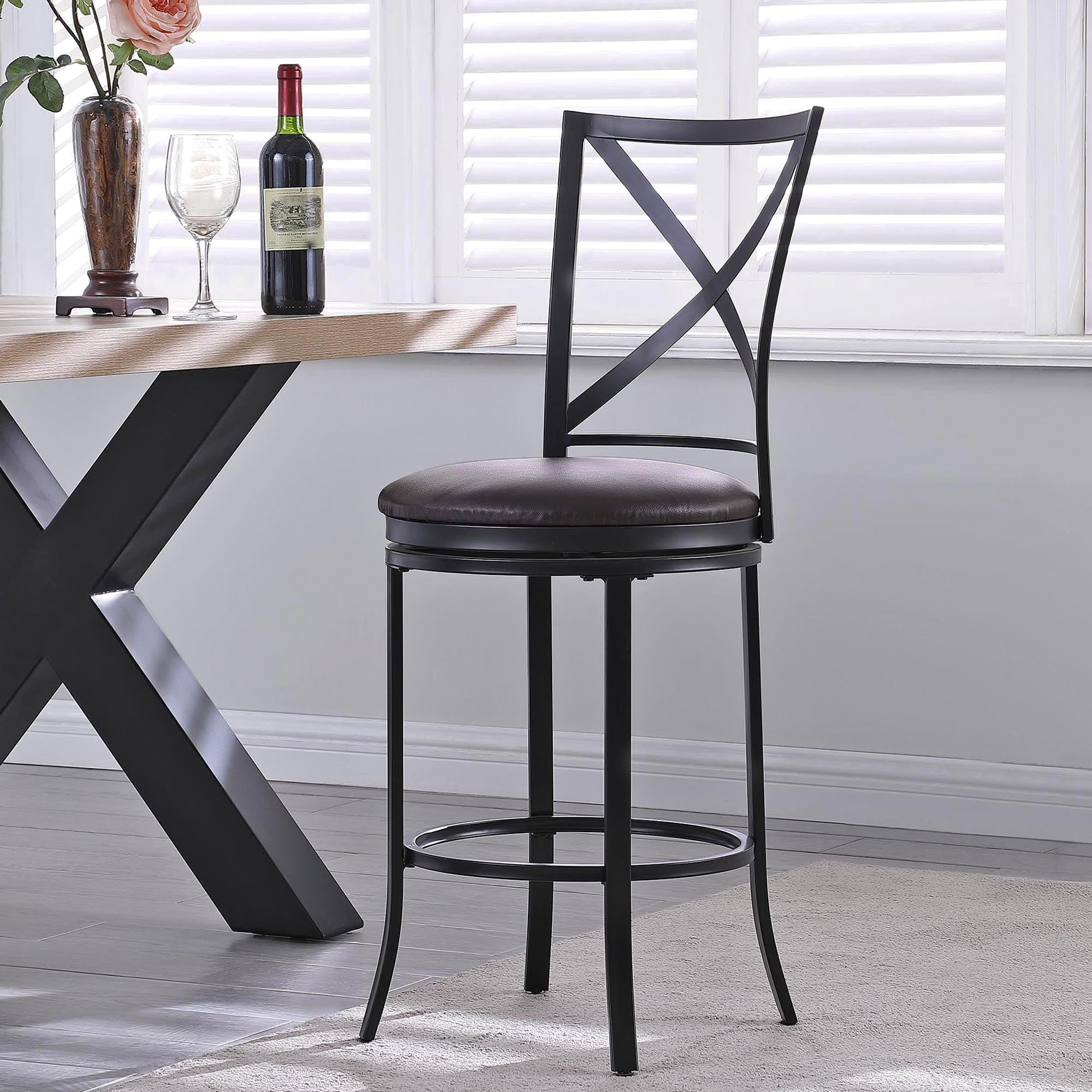 Eptakomi swivel bar store & counter stool