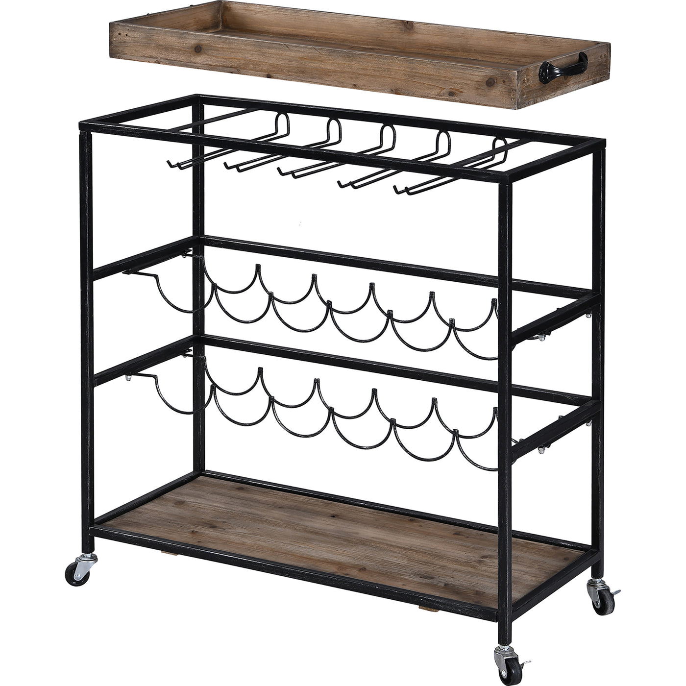 Concord Removable Tray Bar Cart
