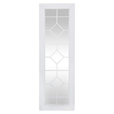 FirsTime & Co. White Esmeralda Standing Mirror, Farmhouse Style, Made of Wood