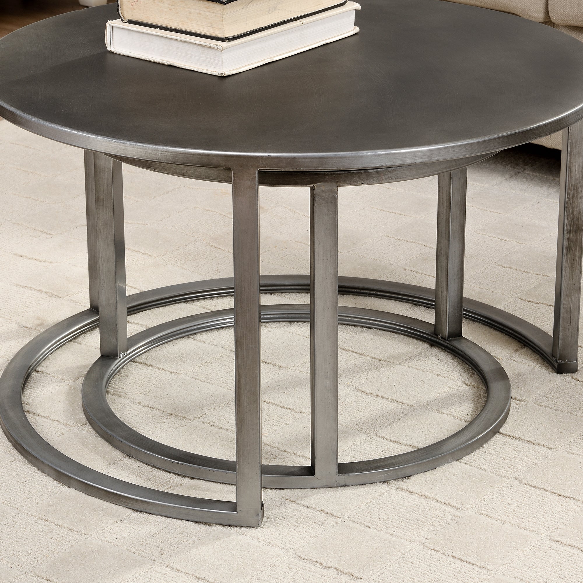 Silver nesting online coffee tables