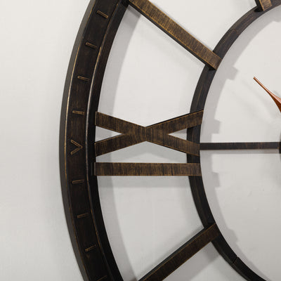 FirsTime & Co. Bronze Big Time Wall Clock