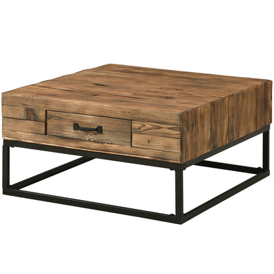 FirsTime & Co. Natural Orion Industrial Coffee Table, Industrial Style, Made of Wood