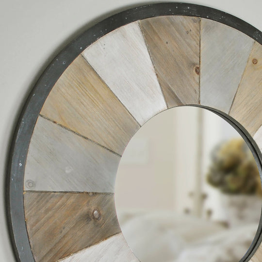 FirsTime & Co. Brown Adler Wall Mirror, Farmhouse Style, Made of Wood