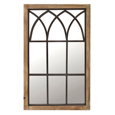 FirsTime & Co. Brown Grandview Arch Wall Mirror, Farmhouse Style, Made of Wood